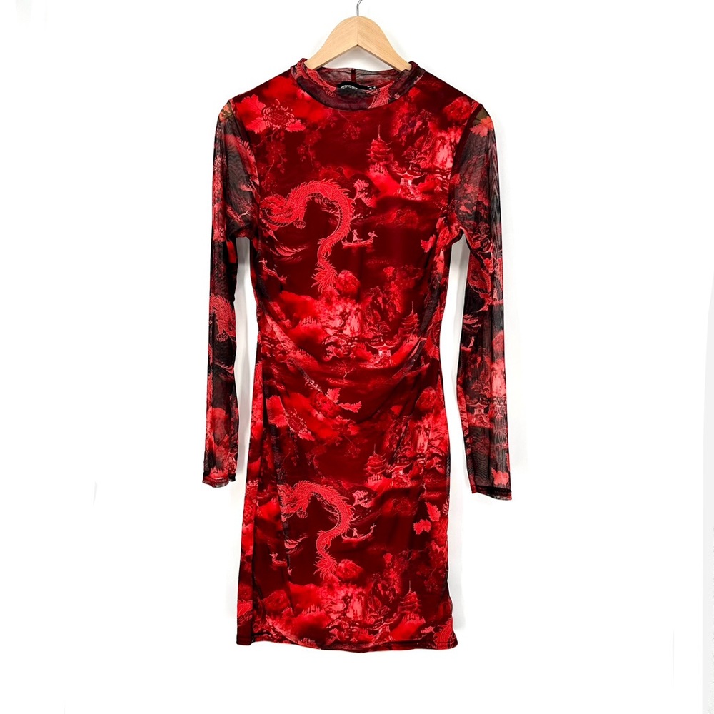 Nwot Pretty Little Thing Dragon Dress